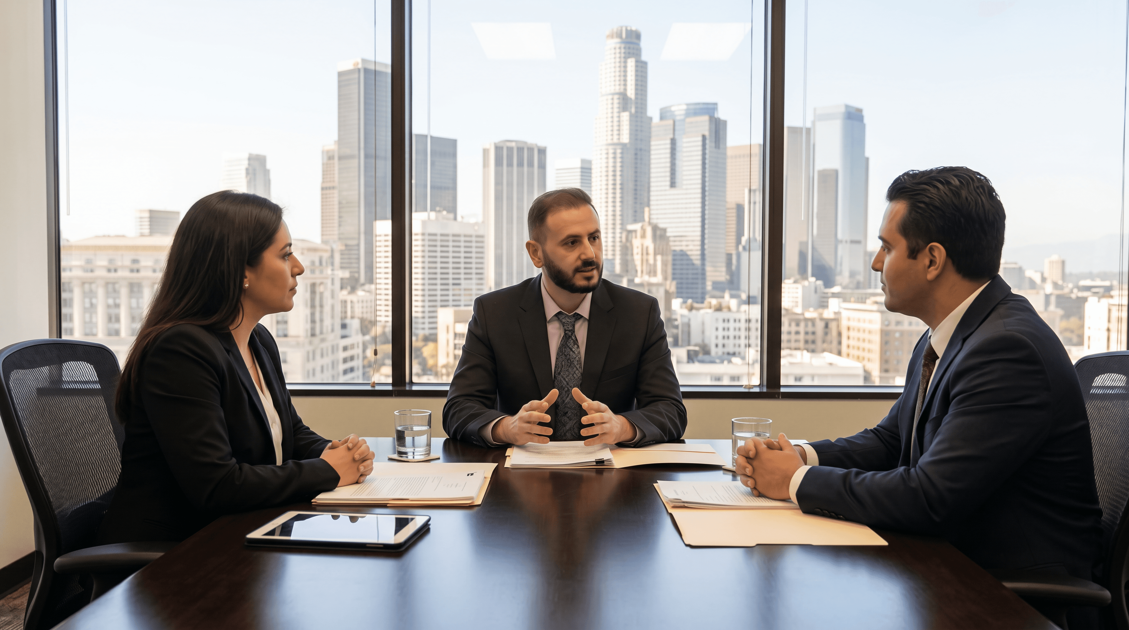 Mihran Ghazaryan in a one-on-one client consultation